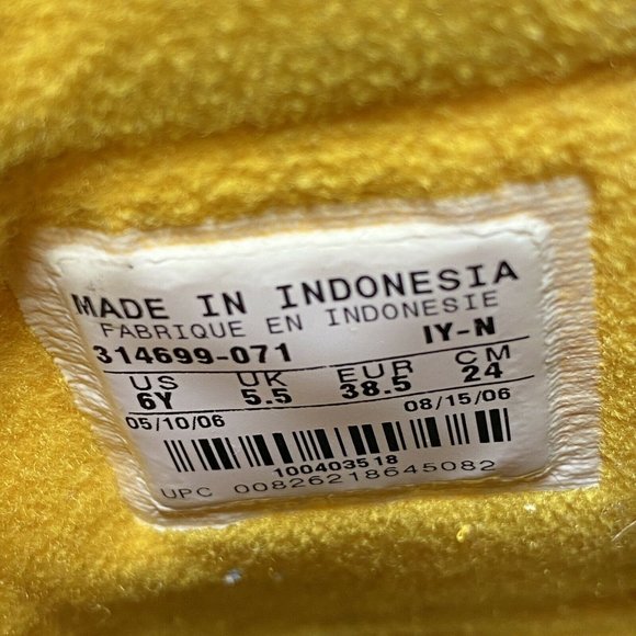 Nike WaterShield Waterproof Boots Womens Size 7.5 Black Yellow 314699-071 - Picture 12 of 12